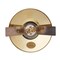 Newhouse Hardware Unlighted 2-1/2" Round Door Chime Push Button, Polished Brass BR5W - alternate 2